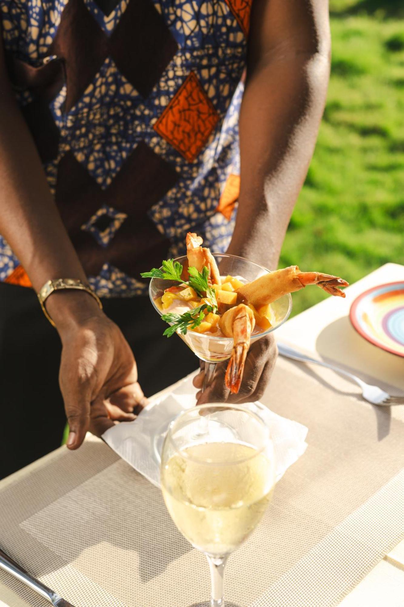 Zanzibella Hotel & Spa Kiwengwa  Luaran gambar A prawn cocktail